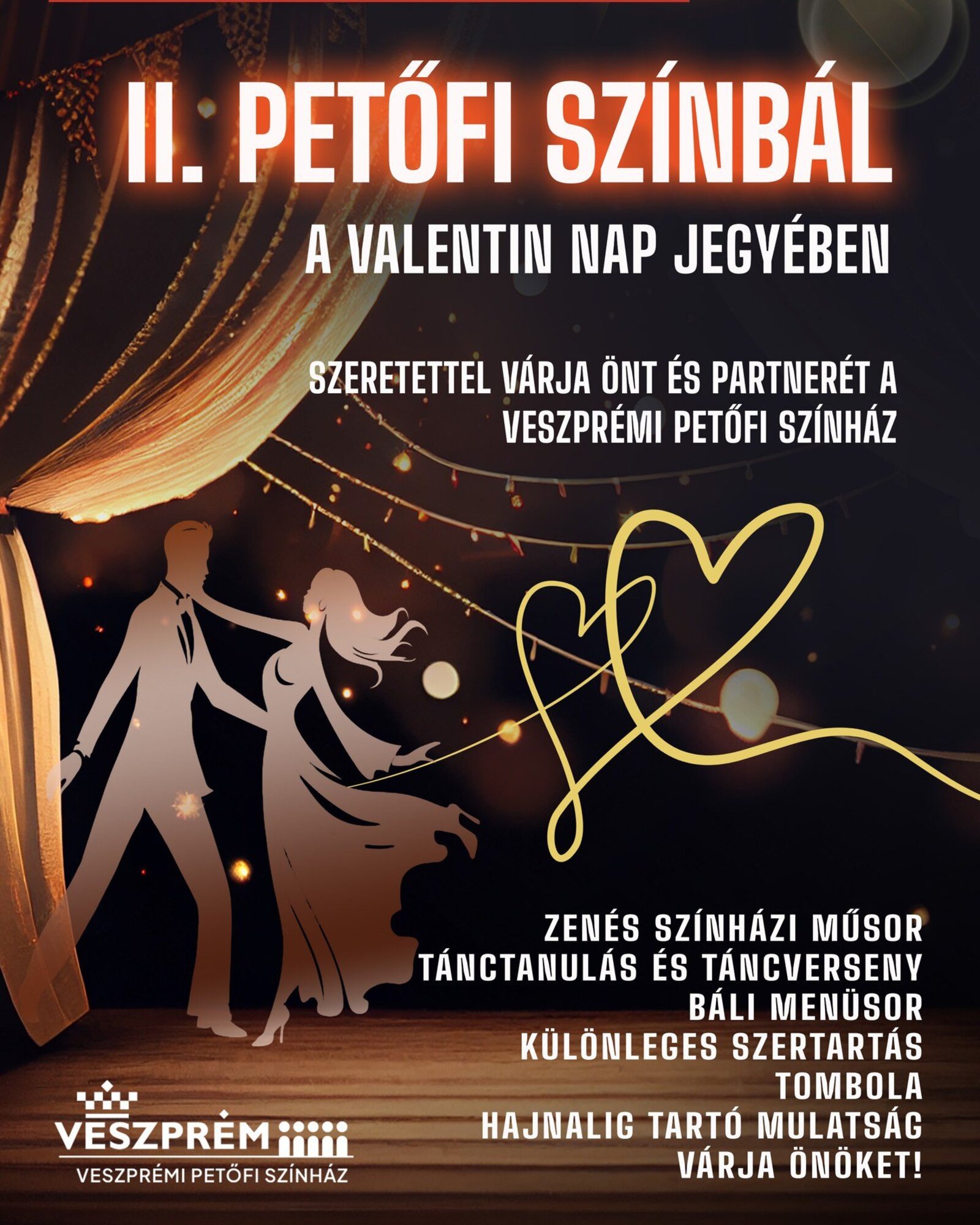 Poster for the 2nd Petőfi Ball