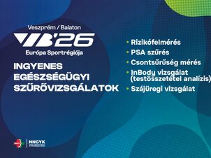 Ingyenes szűrővizsgálatok ősszel is a Sportrégióban!