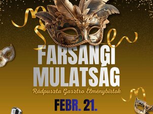 Farsangi mulatság Rádpusztán