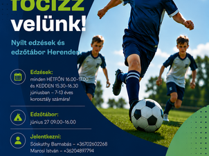 Nyílt edzések és focitábor Herenden