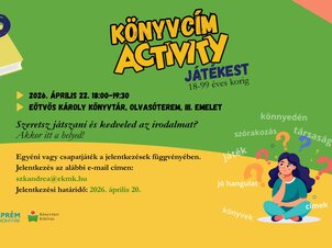 Könyvcím Activity