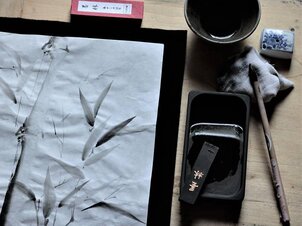 Suibokuga - Japán tusfestés workshop / Pattantyús Orsolya keramikusművésszel