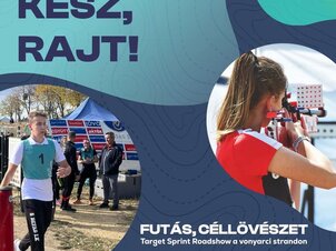 Target sprint a vonyarcvashegyi Gyermeknapon	
